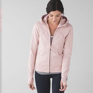 🌸cozy perfect pink lulu scuba hoodie🌸
